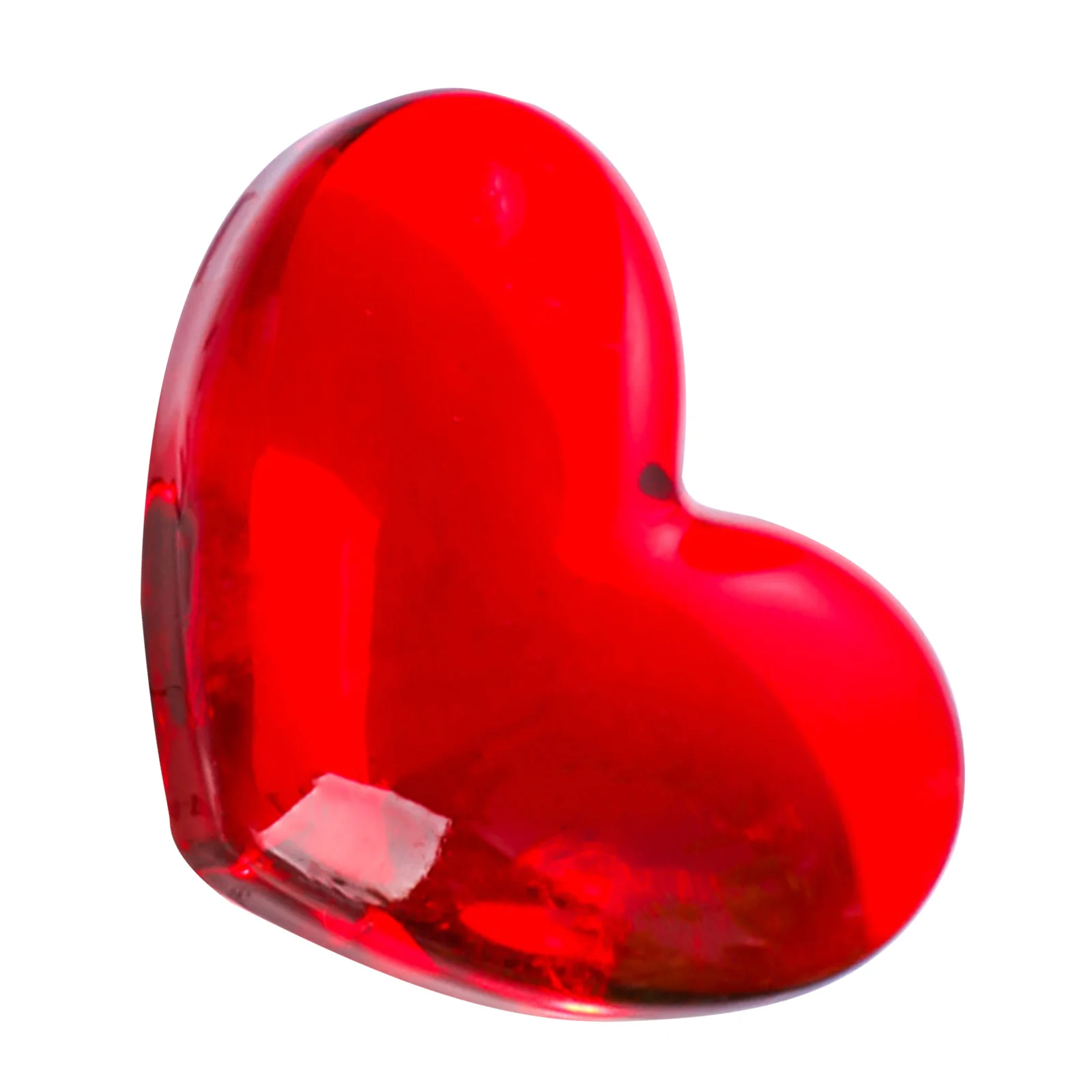 

Red Heart Crystal Valentine's Day Stone Ornament Romantic Paperweight Wedding Table Centerpiece Anniversary Decor