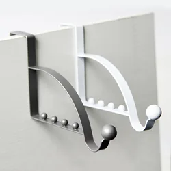 Over The Door Hook Hanger Coat Hat Household Holder Storage Multi-purpose Hanger Organizer Hooks Bag Hot Organization Household