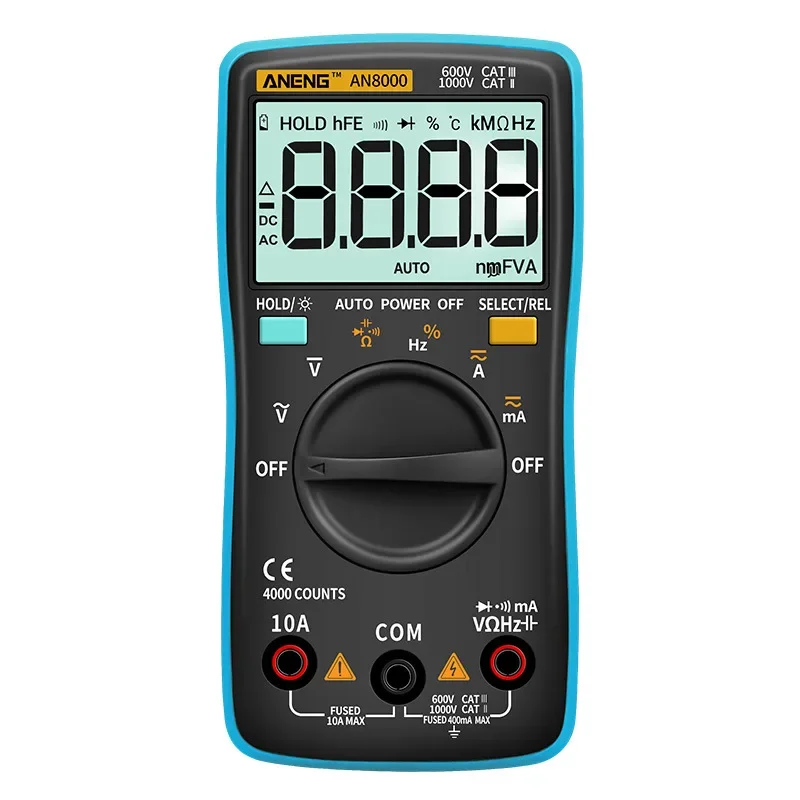 ANENG AN8000 Portable Automatic Range Digital Multimeter Electrical Instrument High Precision Multi-function Multimeter