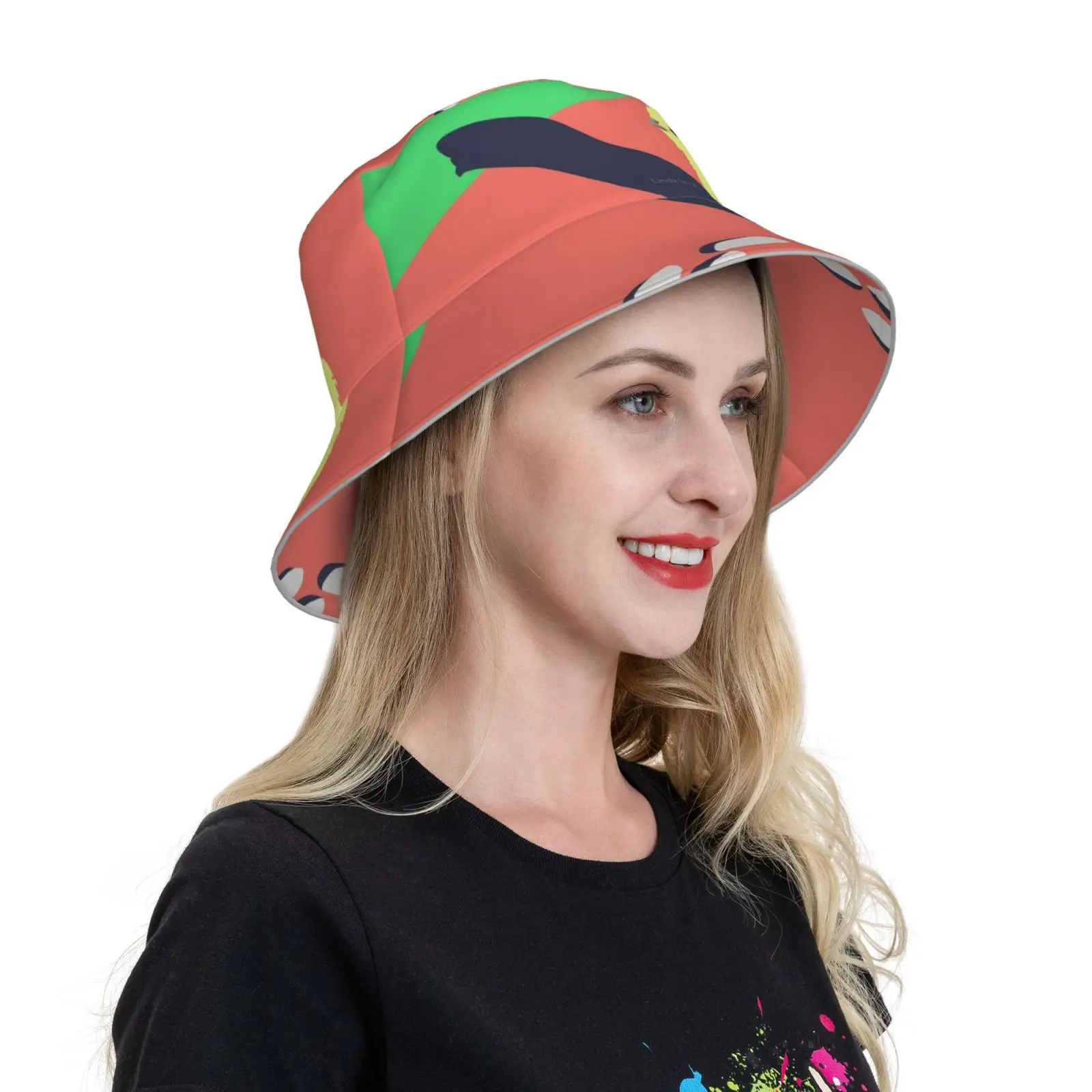 Bucket Hat Fashion Soft Personalized Pattern Gift Cap Antelope Thomson Deer Springbok Animal Cute Africa Digital Illustration