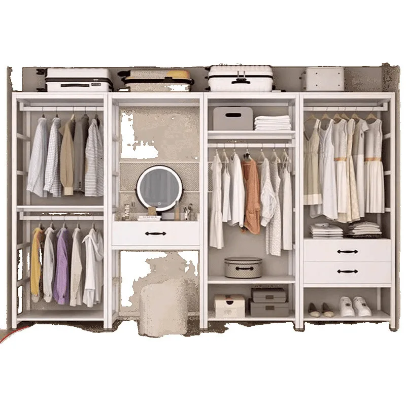 

Wardrobe household, metal bedroom, open plan, combination, walk in closet