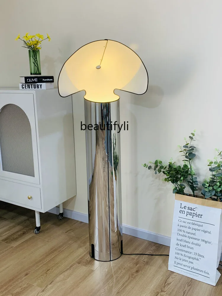 Designer Personalized Creative Stainless Steel Simple Table Lamp Hotel Living Room Villa Model House Sales Office Floor Lamp