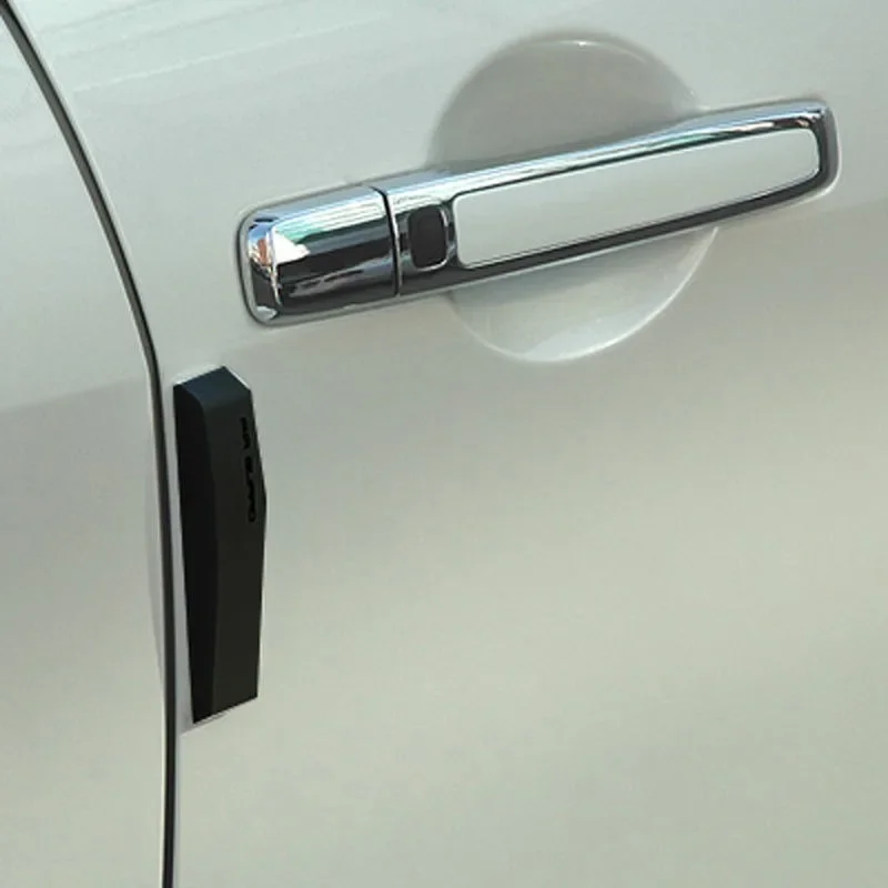 4Pcs Car Door Edge Protection Strip, Rubber Anti Scratch Bumper Guard Sticker, Universal Auto Door Decor Protective Accessories