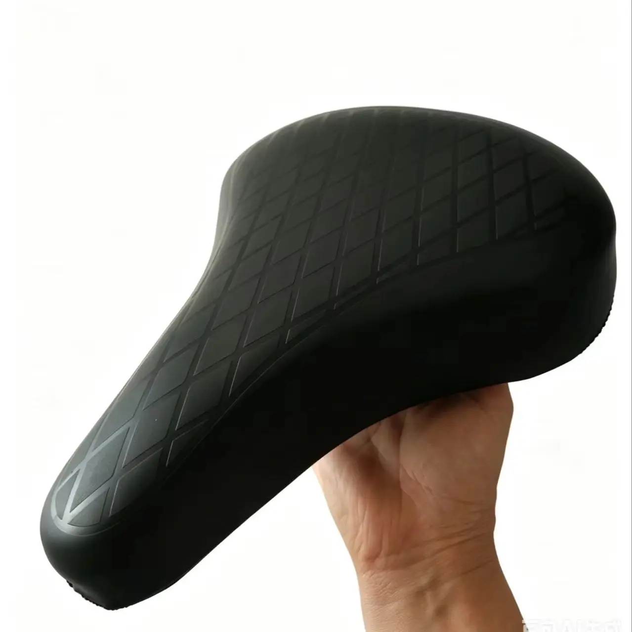 

Widened Thickened Road Bike Saddle Waterproof Wear Resistant Artificial Leather Bicycle Seat Shock Absorbing Reinforced Spring D