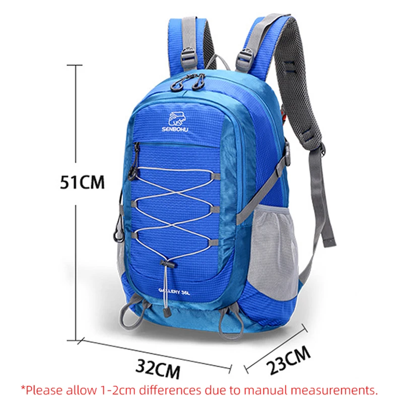 Outdoor Hiking Bag Lightweight Backpack Men Women Hiking Trail Riding Pack Large Capacity Running Daypack Waterproof Travel Bags