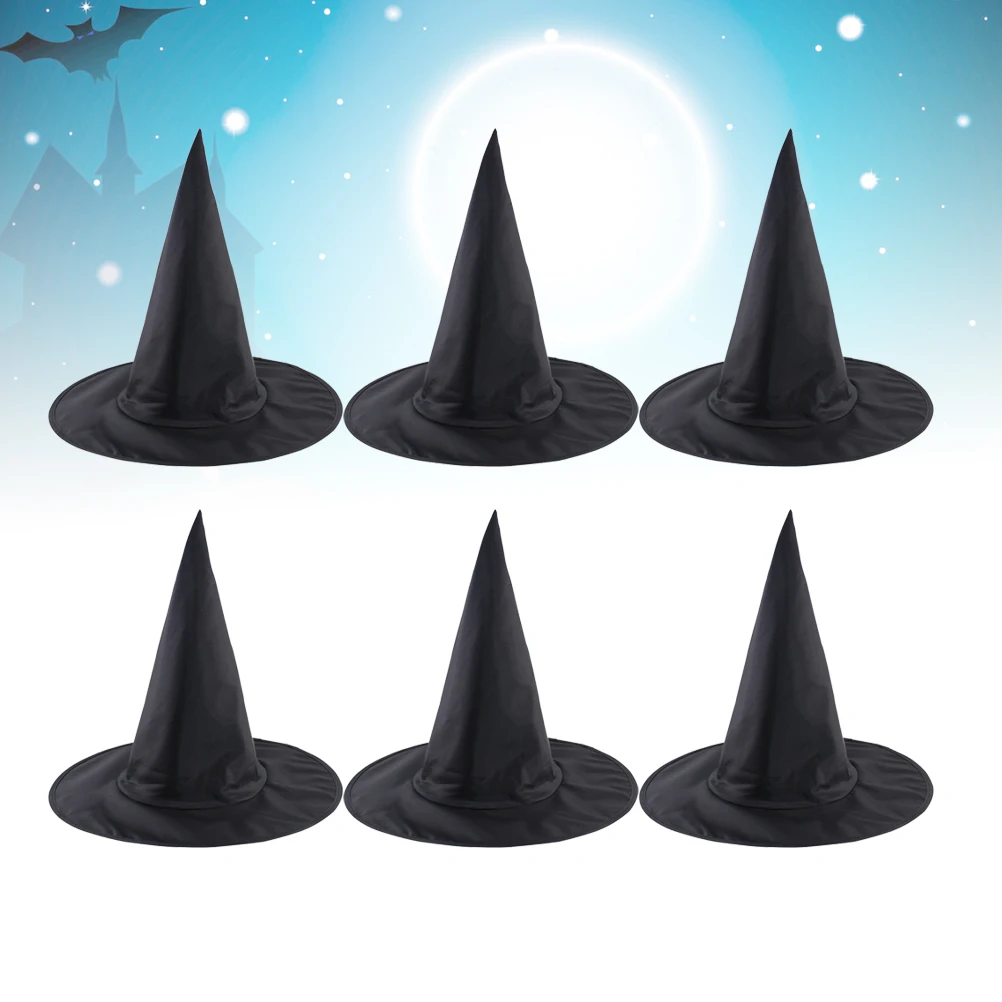 

4 Pcs Wizard Hat Halloween Accessories Costumes Party Supplies Novelty Hats for