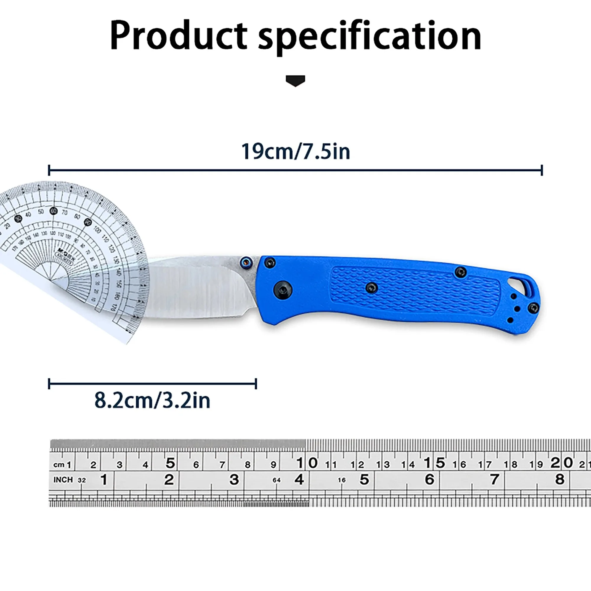 BM 535 Bugout 440C steel blade pocket pocket knife Outdoor camping tactical self defense carving knife Men's gift