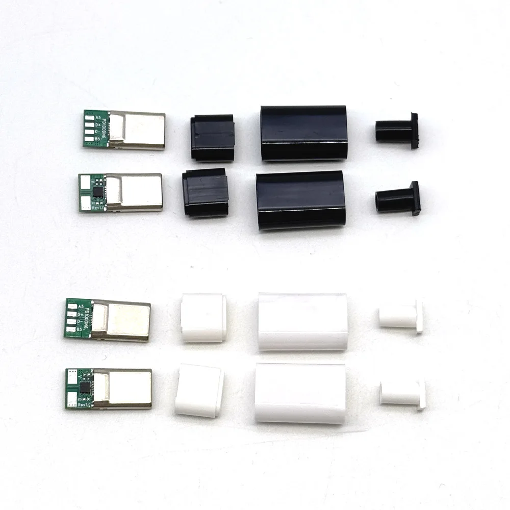 Wtyk męski 16P TYPE-C PD 240W 5A 50V Szybkie Ładowanie Złącze USB z Płytą Drukowaną do Lutowania Interfejs Linii Danych DIY Akcesoria do Kabli Danych — zdjęcie produktu 3