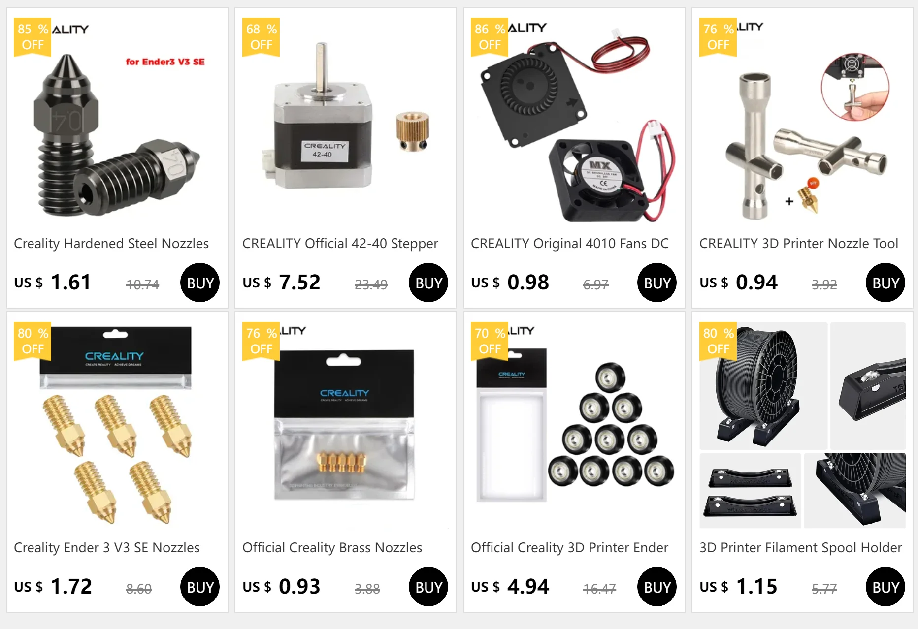 CREALITY Original 4010 Lüfter DC 24V Extruder Hot End Lüfter und DC 24V Turbo Lüfter für Creality Ender 3 / Ender 3 Pro 3D-Drucker – Detail 1