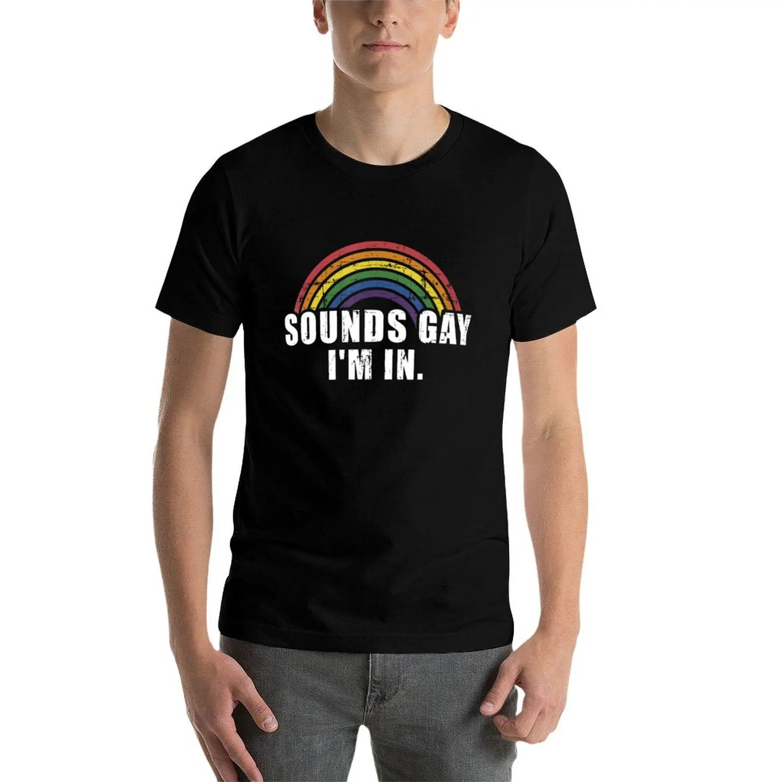 Funny sounds gay I'm in - LGBT Pride T-Shirt funny gifts oversizeds graphic t shirt vintage new edition men clothes