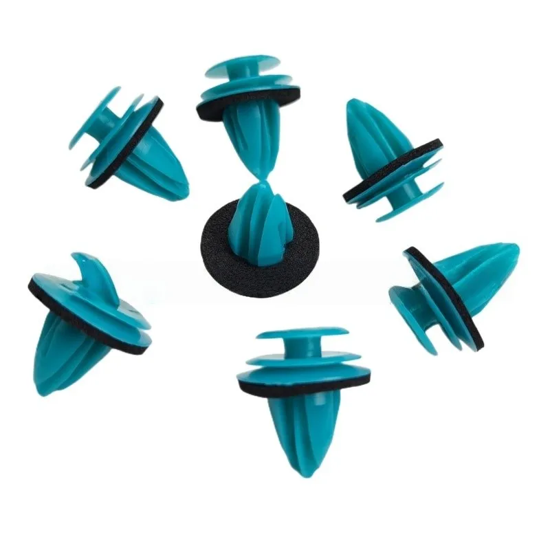 17 pcs Plastic Trim Fasteners, Vibration Dampening Pad and Firm Snap-On Fit, ideal for SUV Interior Trim