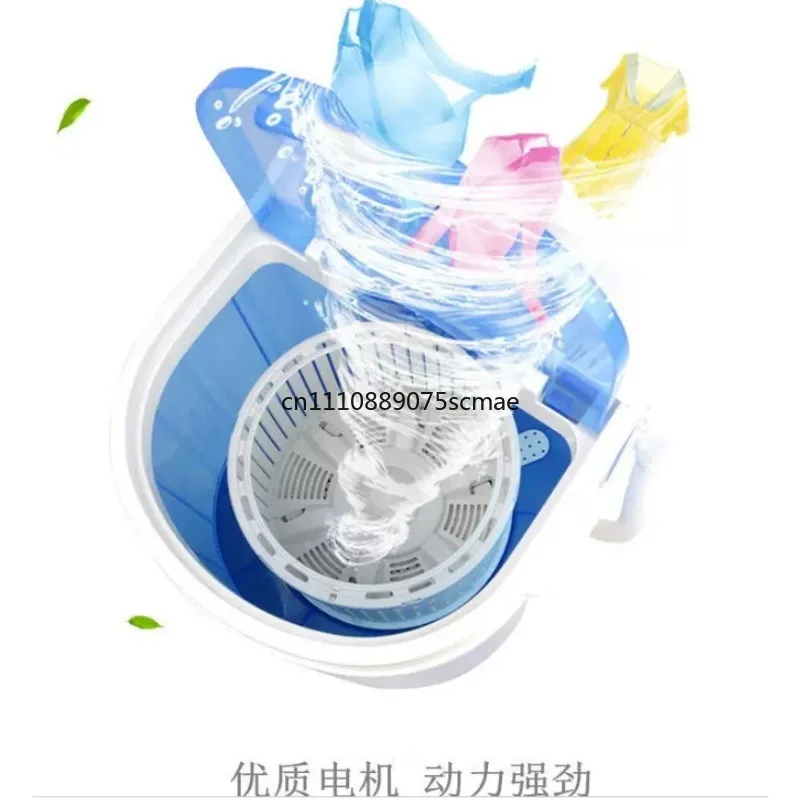 Multifunctional Mini Semi‑Auto Washing Machine, Pulse‑Wash Washer for Clothes and Shoes Household Shoe‑Washing Equipment