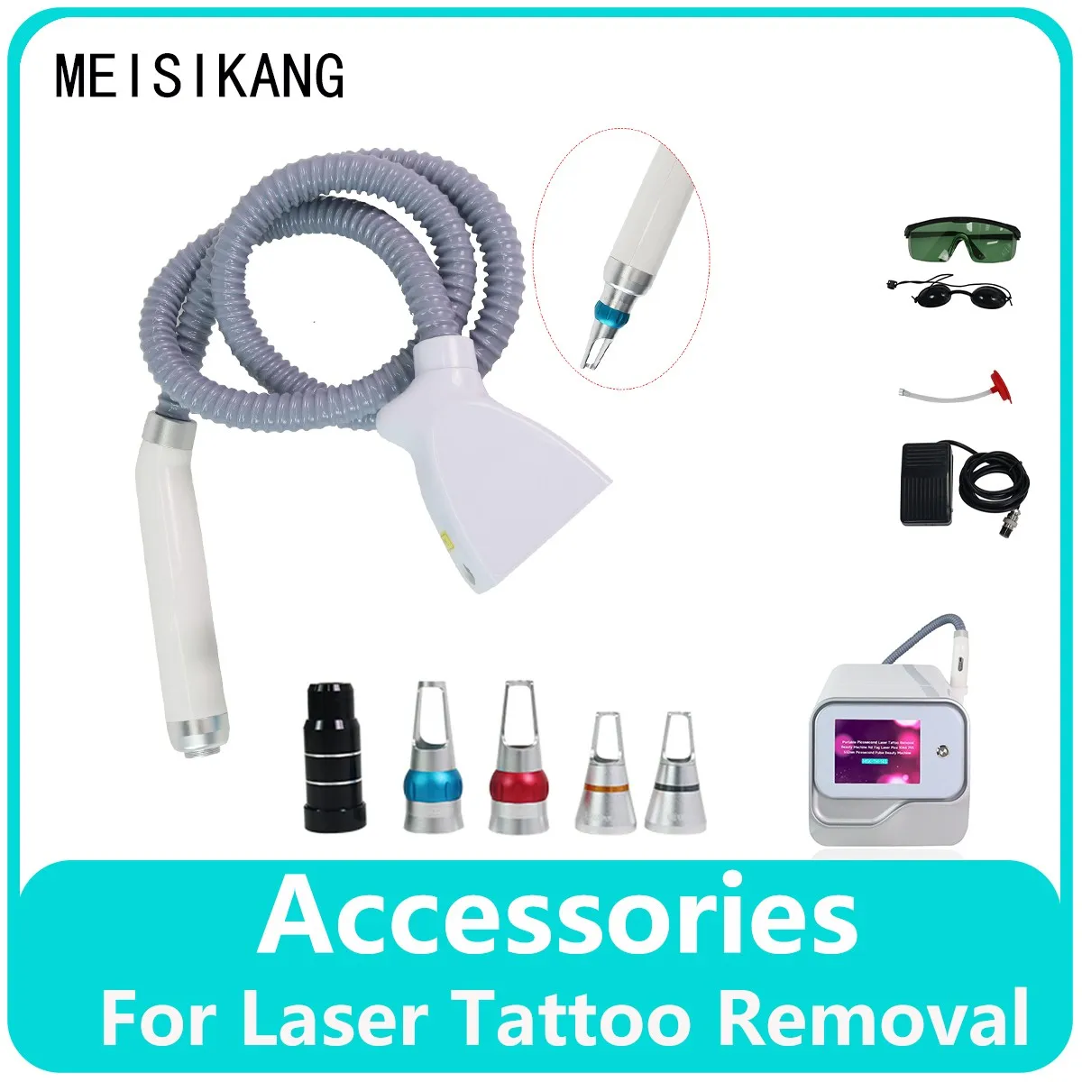 Nd Yag Laser Picosecond Handle Probe 1064nm 532nm1320nm Accessory For Laser Hair Removal Machine Tattoo Removal Beauty Machine