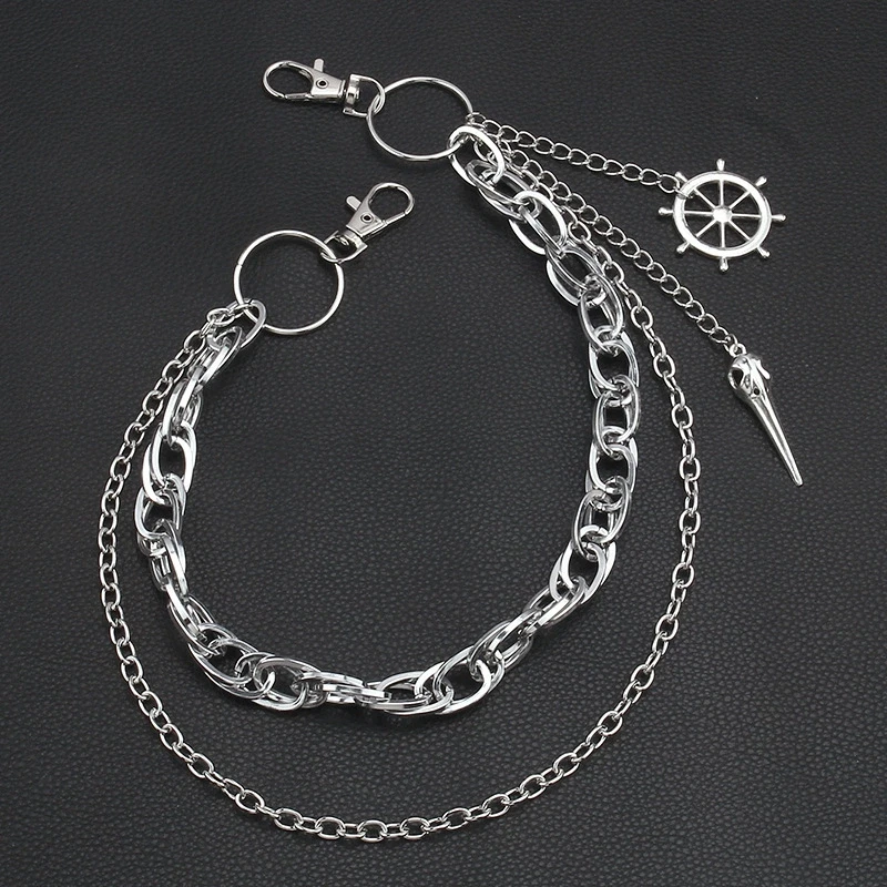Double Layer Pant Chain With S - Men Accessories Chain recension och pris