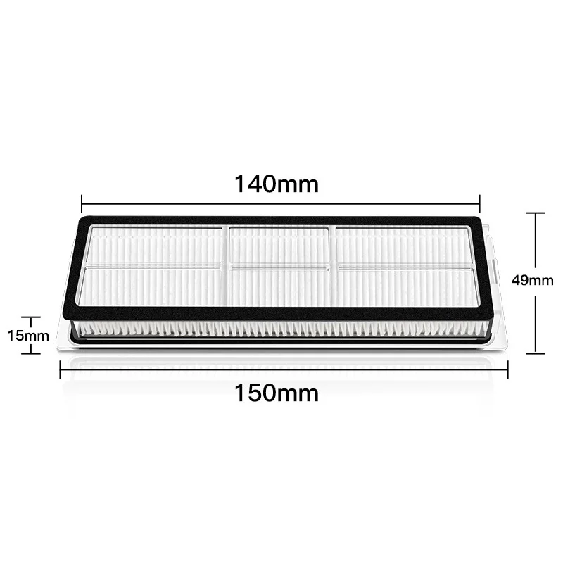 Filtro Hepa Para Xiaomi Mi Robot Vacuum Mop Mijia 1C 1T Dreame F9 Mop Pano Escova Lateral Principal Aspirador de Pó Robótico Acessórios