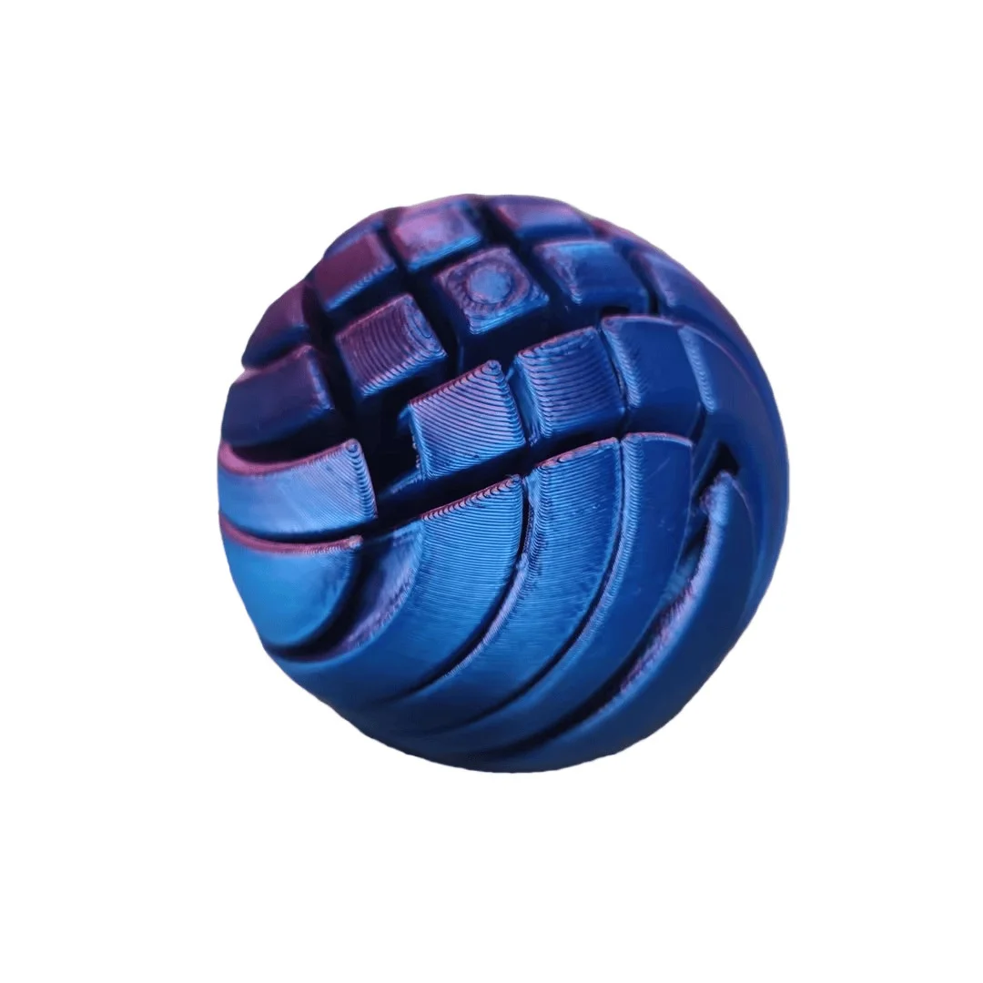 

3D печатный шарик-слизь, игрушка-непоседа, снаряжение Twistsphere, жидкий поток, облегчение тревоги, офисная игрушка с вращающимся дизайном для снятия стресса