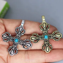 3Pcs/lot Norse Cross Viking Cross Norse Charm Pendant For DIY Necklace Earrings Handmade Jewelry Making