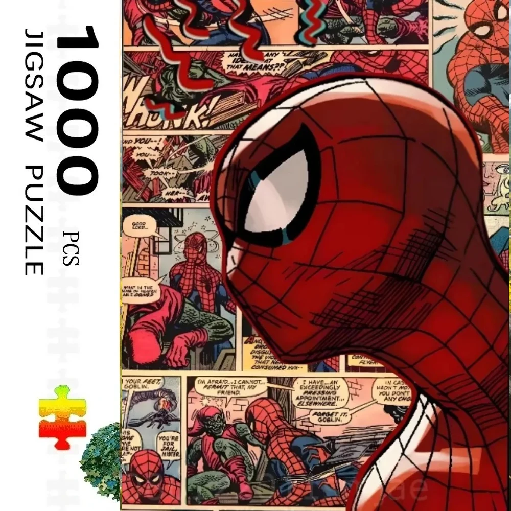 

Adult Jigsaw Puzzle 500/1000 pcs Puzzle Cool S-Spider M-ManPaper Puzzle Decorative Painting Exercise Brain Thinking