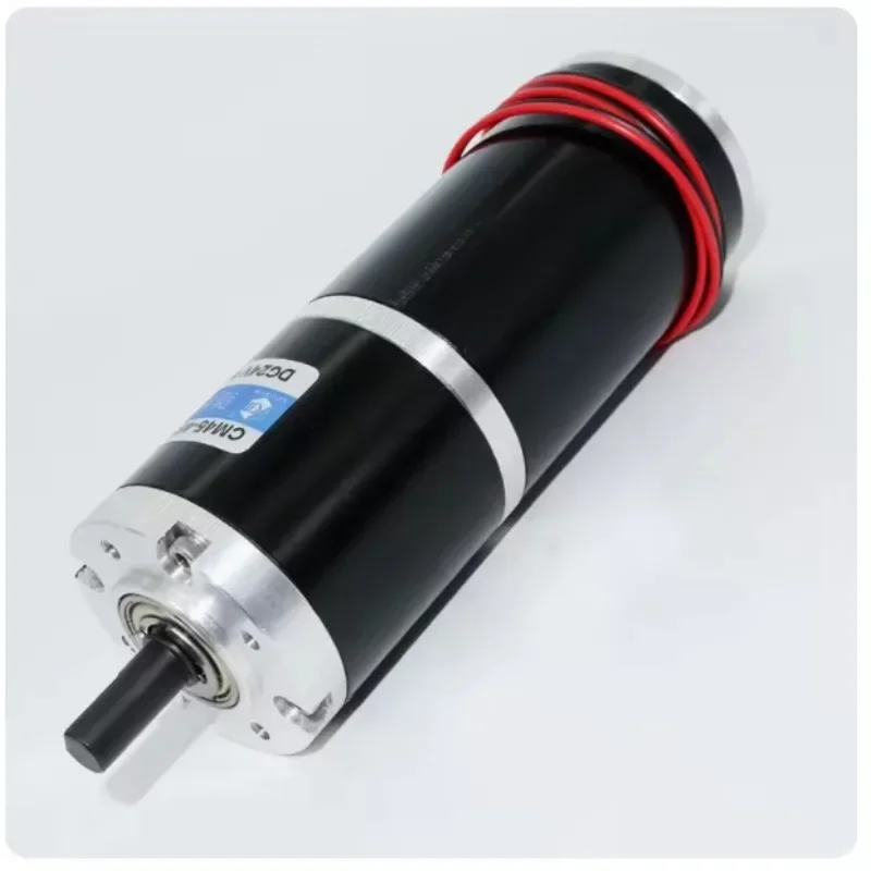253kg.cm 45mm 4575 DC Planetary Geared Reducer Brushed Motor High-power High Torque 24V All Metal Shaft 8mm/10mm Fan IE1