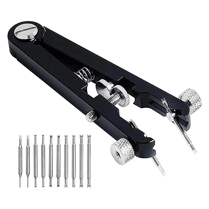 Watch Spring Bar Plier Tool Set, Alicate de pulseira, Pinça Ferramenta para Watch Pins Removendo