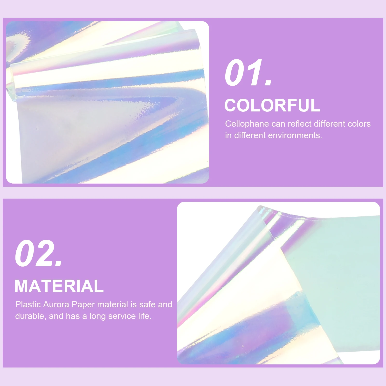 10 قطعة آيس كيوب مسمار الفن السيلوفان لتقوم بها بنفسك نقل ملصقات للتقليم الإبداعي الملونة لامعة لوازم الأظافر الزخرفية #2