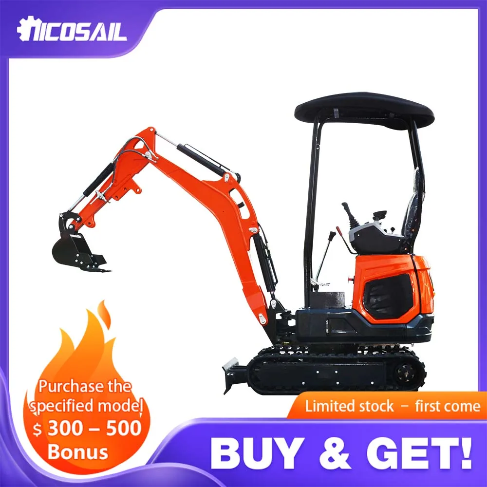 

Selling Garden Ranch During Low Working Hours Working with the Strongest Small Excavator