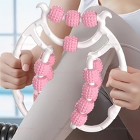 20-wheel double row ring leg clip device thigh muscle leg beauty device relax roller shaft exercise leg slimming device