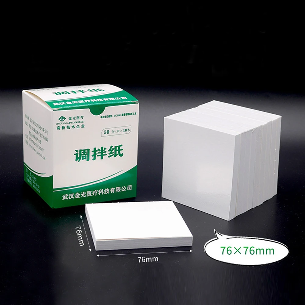 

2500 Sheet/5 boxes Double Side Dental Glass Ionomer Cement Paper Mixing Pad