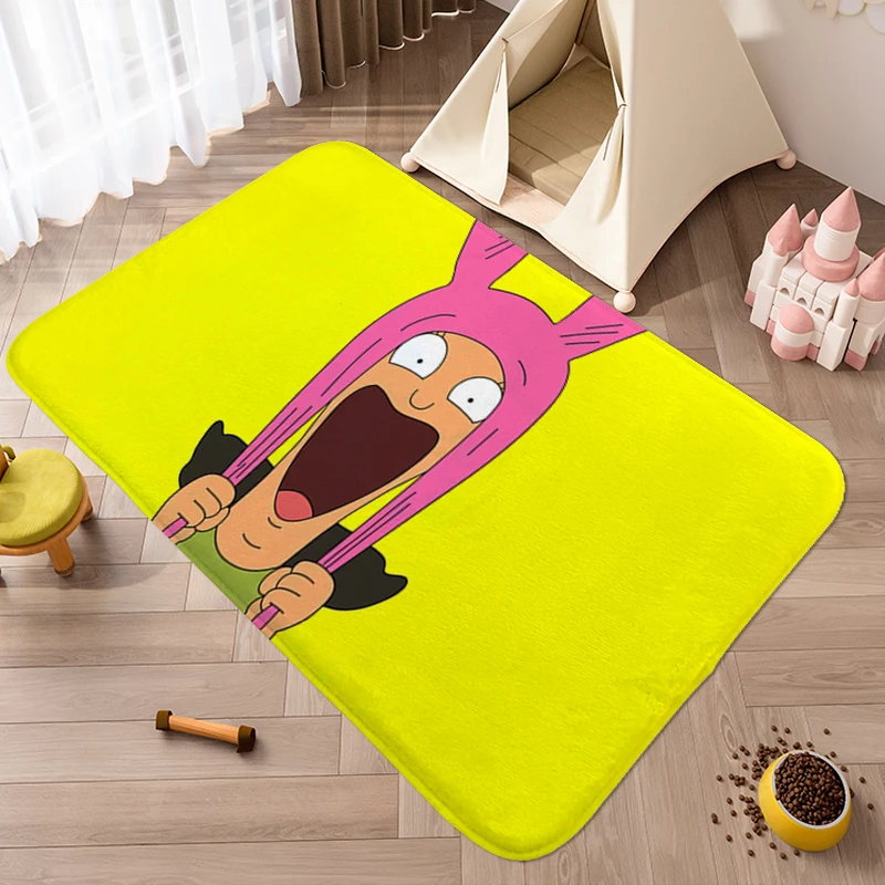 

Custom Rug A-Bob's Burgerss Aesthetic Foot Mat Rug Bedroom Veranda Floor Mat Bed Room Floor Carpets Entrance of House Bathmat