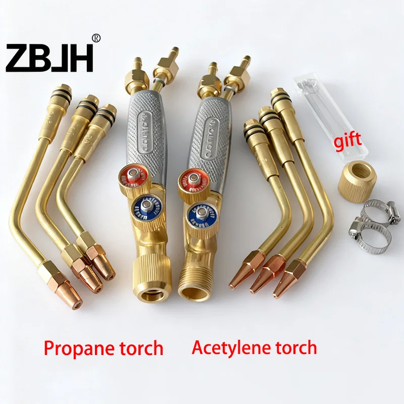 Japanese Jet Torch - High Grade Oxygen Acetylene & Propane Welding Gun, Portable Gas Welding Tool for DIY, Repair for Metal