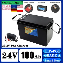 New 12V 24V 100Ah 120Ah 200Ah 280Ah 300Ah 320Ah LiFePo4 Battery Pack Lithium Iron Phosphate Batteries Built-in BMS Tax Free