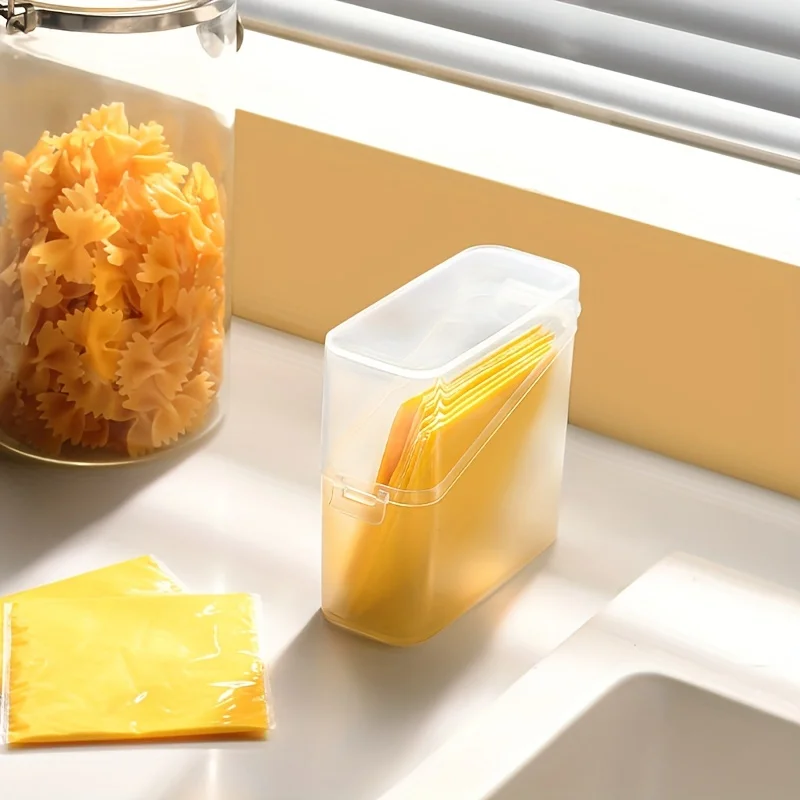 Cheese Keeper Case Airtight Food Storage Container With Lid Large Capacity Slice Cheese Holder Frige Odor Transparent Organizer