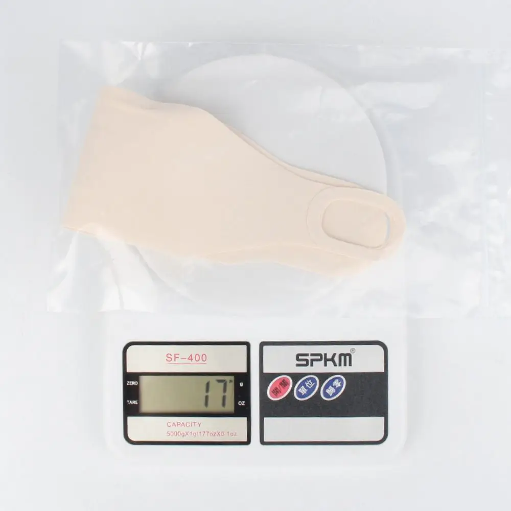 Knitting Fabric Sport Wrist Guard with Fastener Tape Ultra Thin Thumb Protective Sleeve Adjustable Soft Wristband