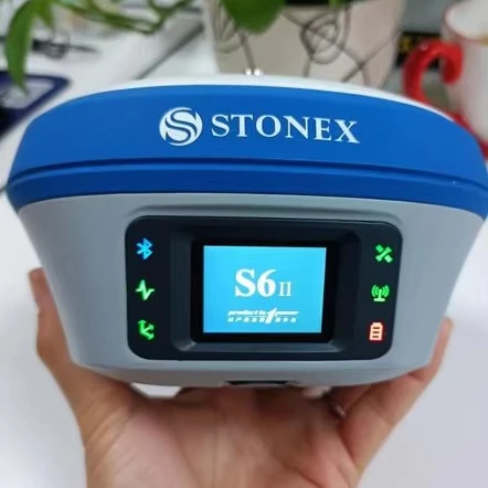 1408 Channels Whole Set Stonex S6ii(S980A) Base Y Rover GNSS RTK Differential DGPS Testing Survey Equipment