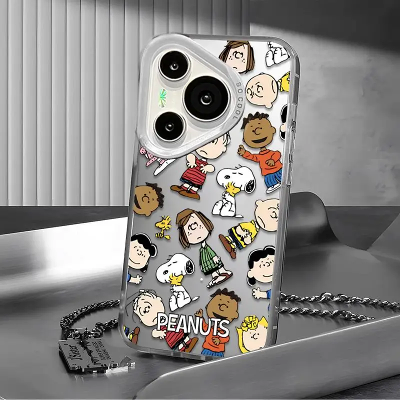 

Cute Cartoon Snoopy Phone Case for Huawei Mate 30 40 50 60 70 Pro Plus Pura70 Peanuts Snoopys Charlie Brown shockproof Cover