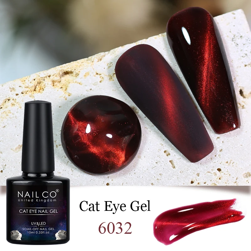 NAILCO Transparent Cat Eye Gel polish Crystal Magnetic Gel Nail Polish Nail Semi Permanent Varnish UV Gel Nails Art Vernis Soak