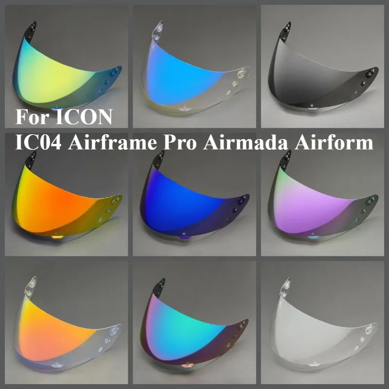Helmet Visors for ICON IC04 Airframe Pro Airmada Airform Lens Shield Sunscreen Windshield Uv Protection