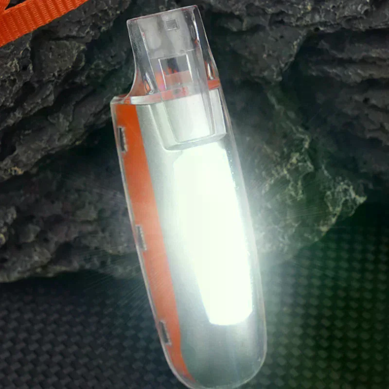 Outdoor Camping Survival Whistle Rescue Whistle With Led Light Charging Mini Flashlight 3-speed Adjustment Emergency Torch