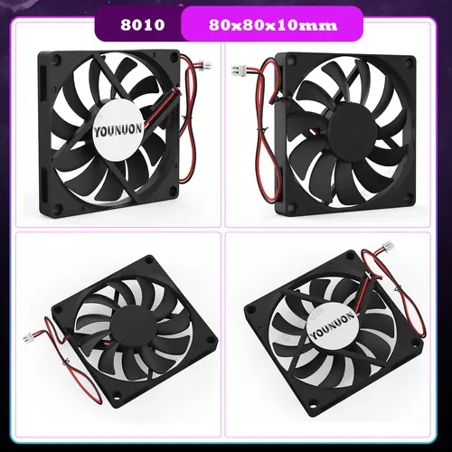 4010 12025 8010 30mm dc 5V 12V 24V Cooling Fan Brushless Motor Case 40MM 50MM 60MM 70MM 80MM 90MM 120MM for 3D print 2PIN - Image 27