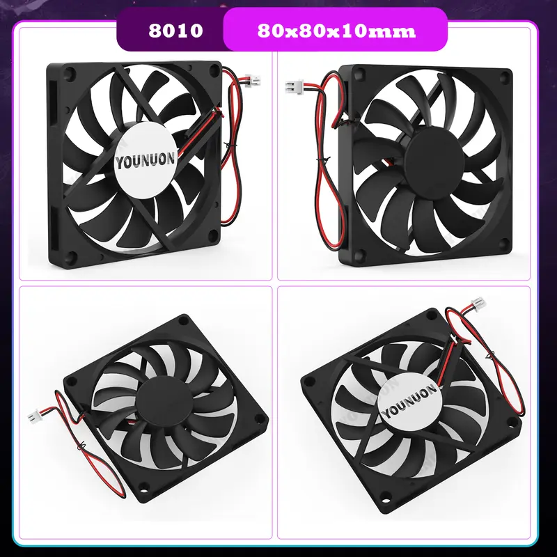 4010 12025 8010 30mm dc 5V 12V 24V Cooling Fan Brushless Motor Case 40MM 50MM 60MM 70MM 80MM 90MM 120MM for 3D print 2PIN - Image 27