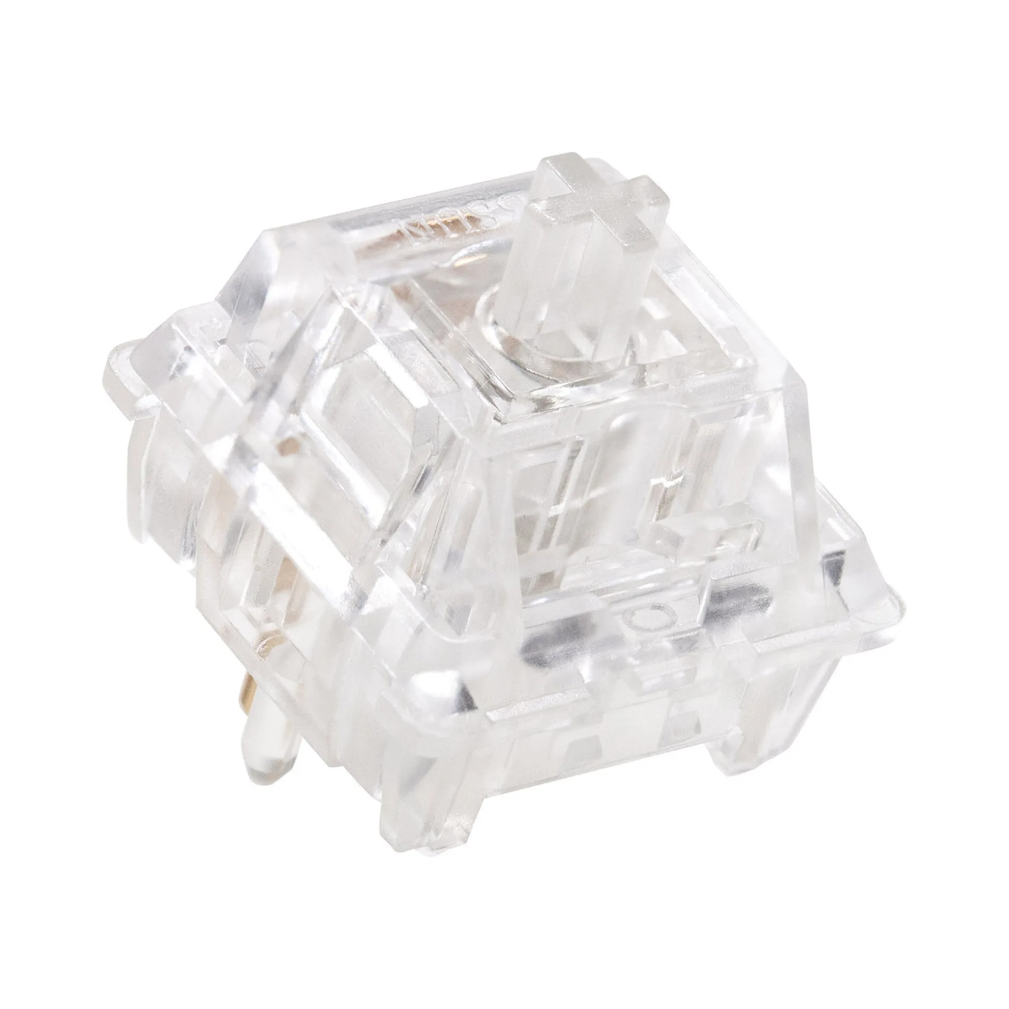 BSun Clear Switch Tactile Switch Transparent RGB SMD 5pin 55g for Mechanical Keyboard PC PA12 Factory Pre Lubed Long Spring