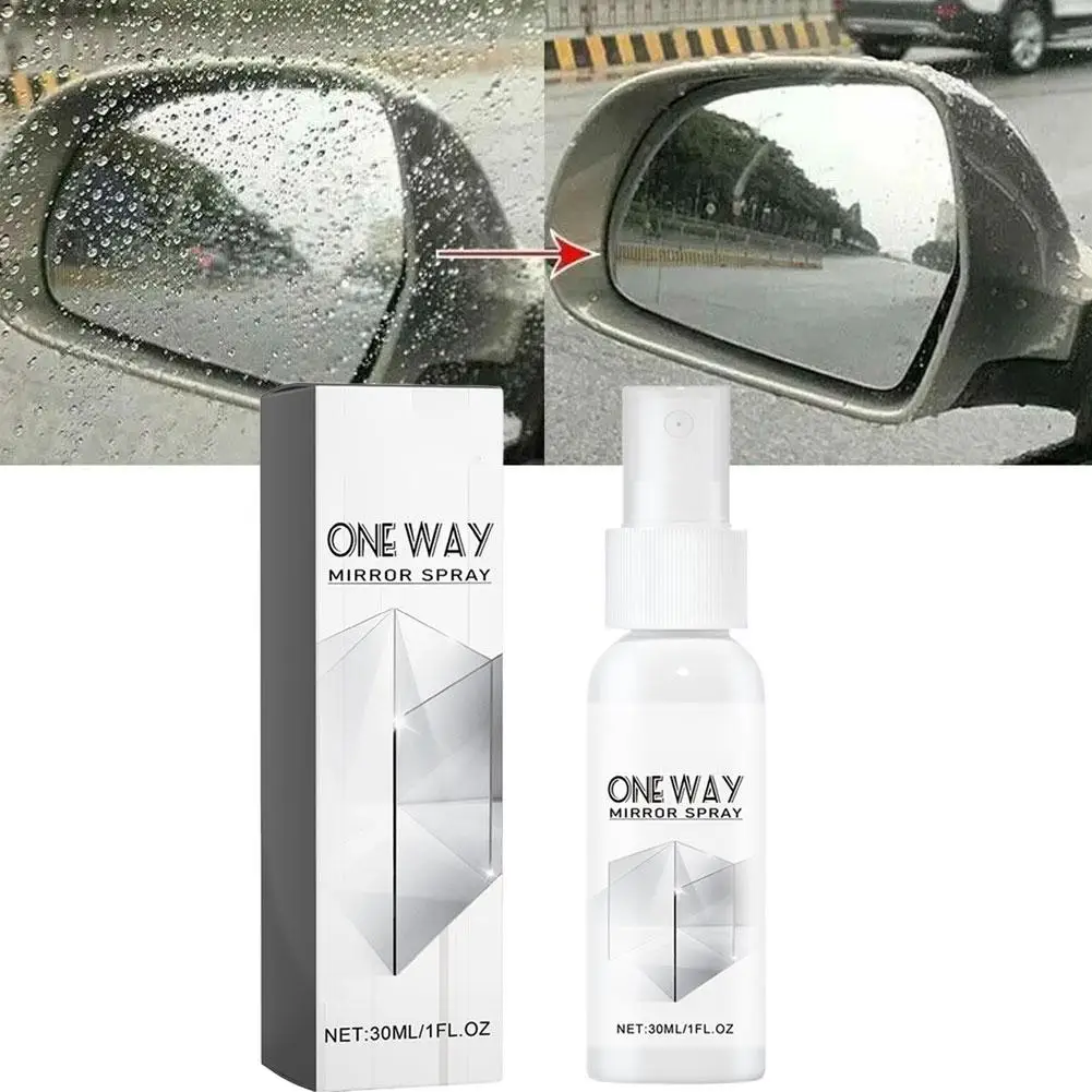 30ml Car Glass Anti-Fog Spray Nano Hydrophobic Coating Windows Auto Windshield Defogging Mirror Cleaner Screens J7X7