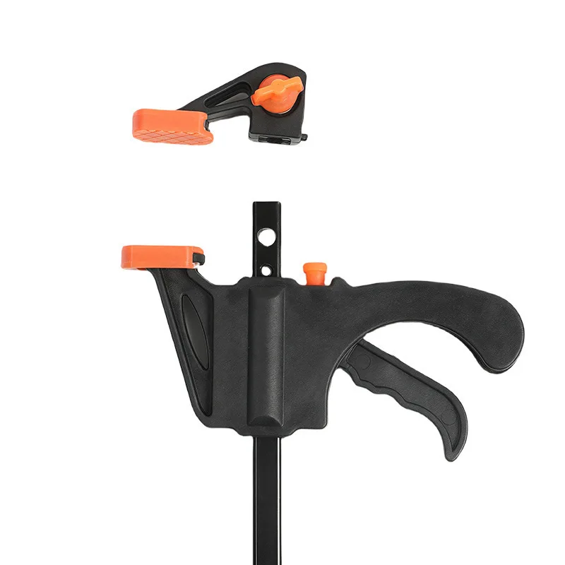 Reverse Support Fixed F-clip Trigger Type Bidirectional Fast Mini Woodworking Clip Nylon F-clip Wooden Board Fixing Clip