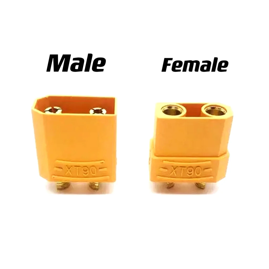 5 /10/20/50 Pairs XT90 XT-90 XT90H Male and Female Bullet Connector Plug for RC Lipo Battery Motor, ESC, and Charge Lead
