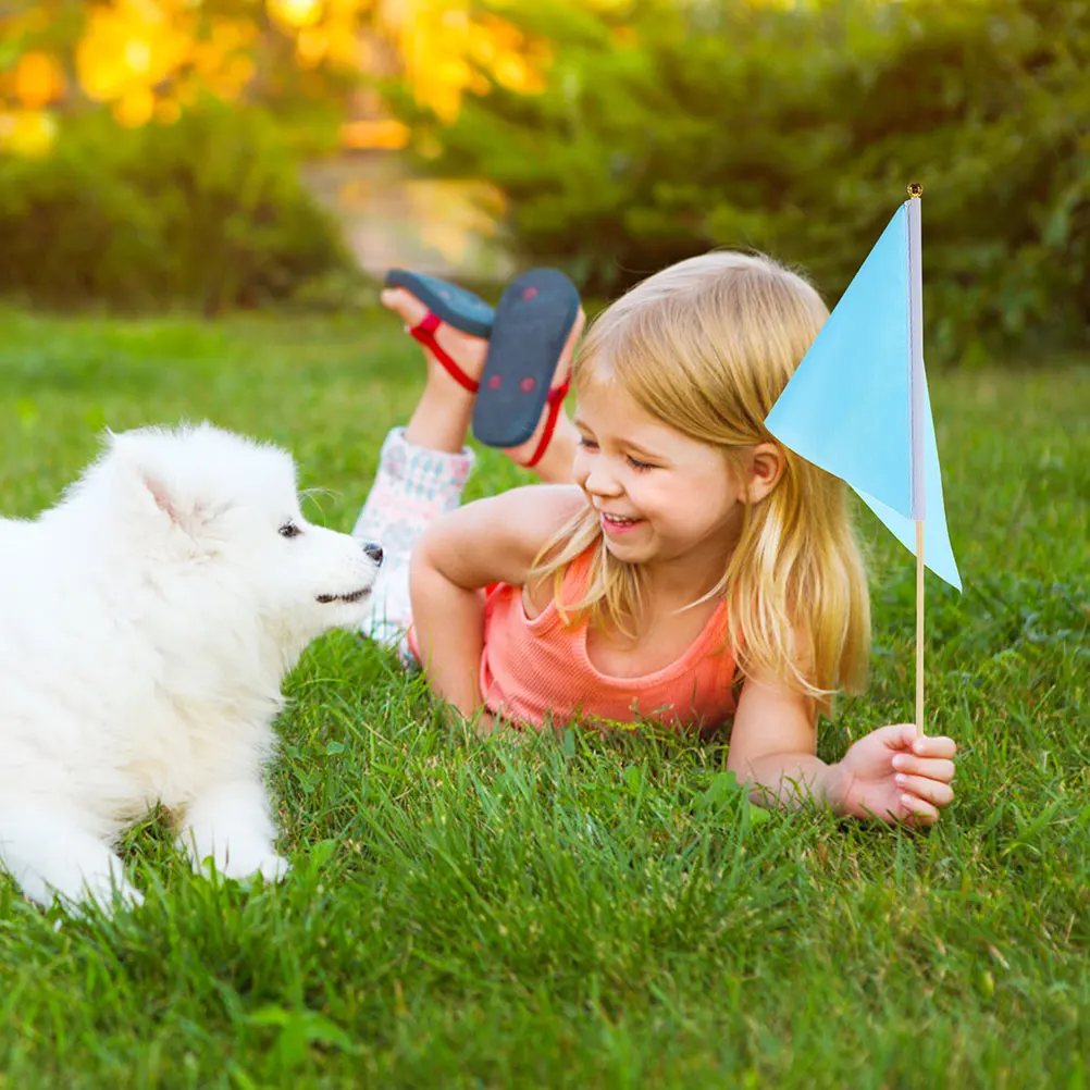 

10 Pcs Flag Flags Lawn for Sprinkler Heads Irrigation Label Garden Marker Polyester Markers