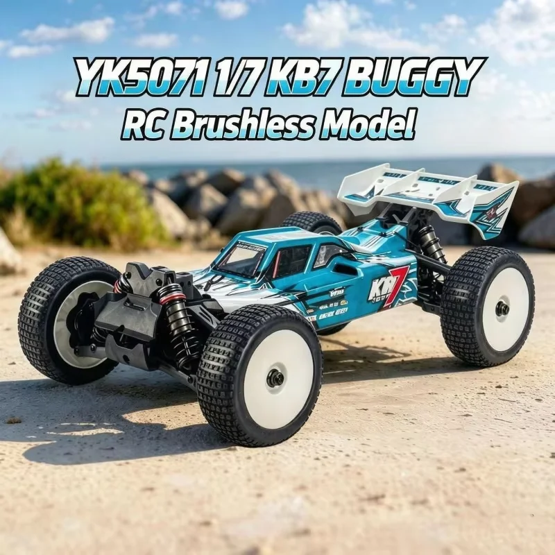 New 1/7 YK5071 KB7 BUGGY 2.4G Remote Control 4WD Brushless Electric RC Professional 4S High-Speed Racing Off-Road Vehicle Model