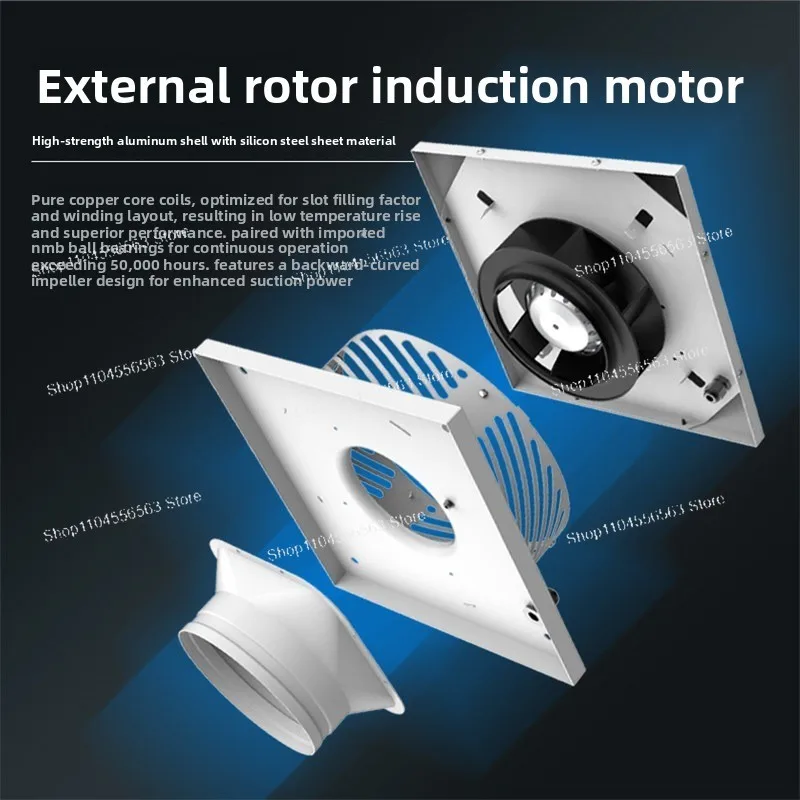 Roof Centrifugal High-Power Exhaust Fan, Outdoor Rainproof, Ventilator for Factory & Building Floors