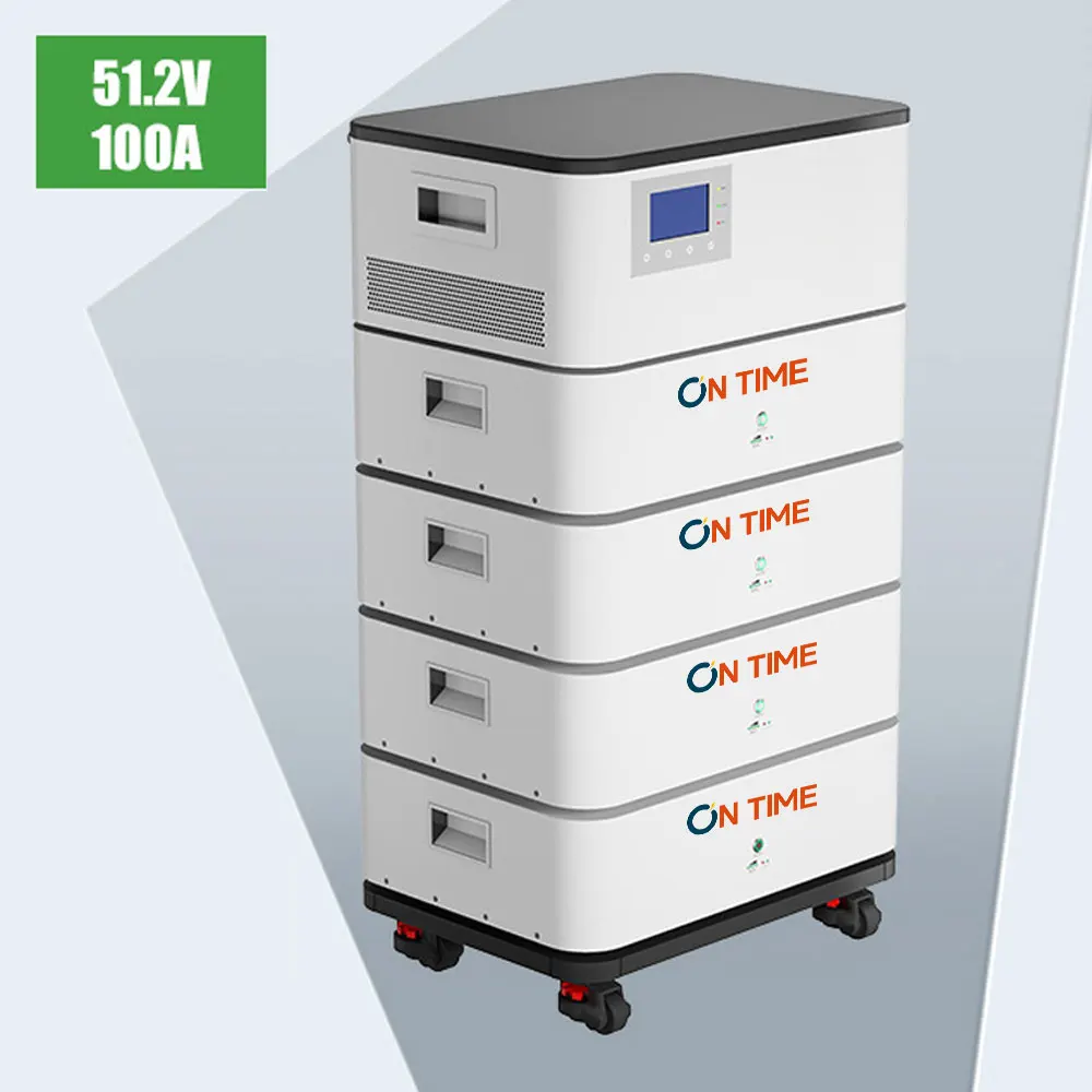 

Аккумуляторная батарея HP1500K 51.2V LiFePO4 для гибридных инверторов, предварительно настроенная, масштабируемая, 5x32кВт·ч