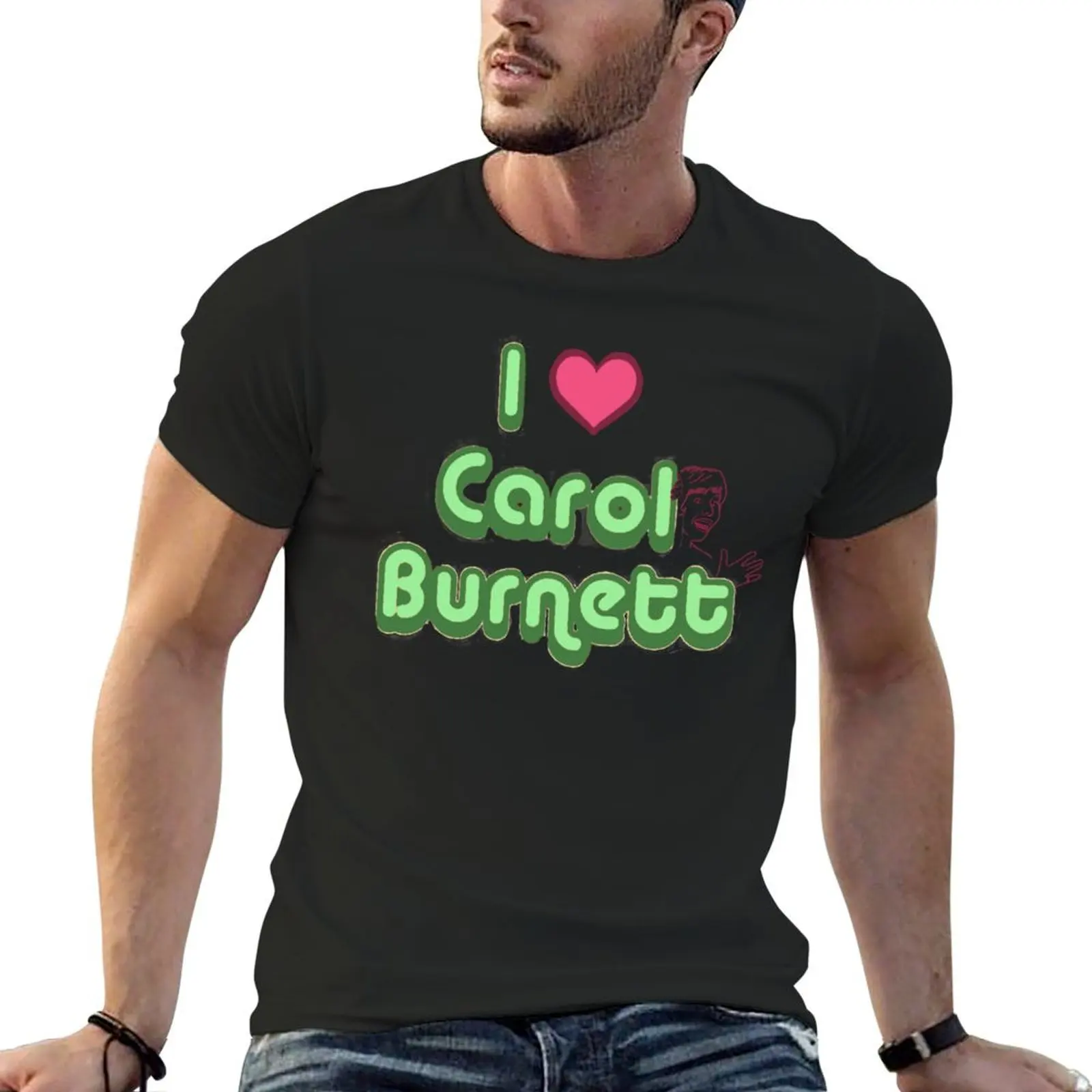 I love Carol Burnett T-Shirt oversized t shirt baggy shirts clothing for men