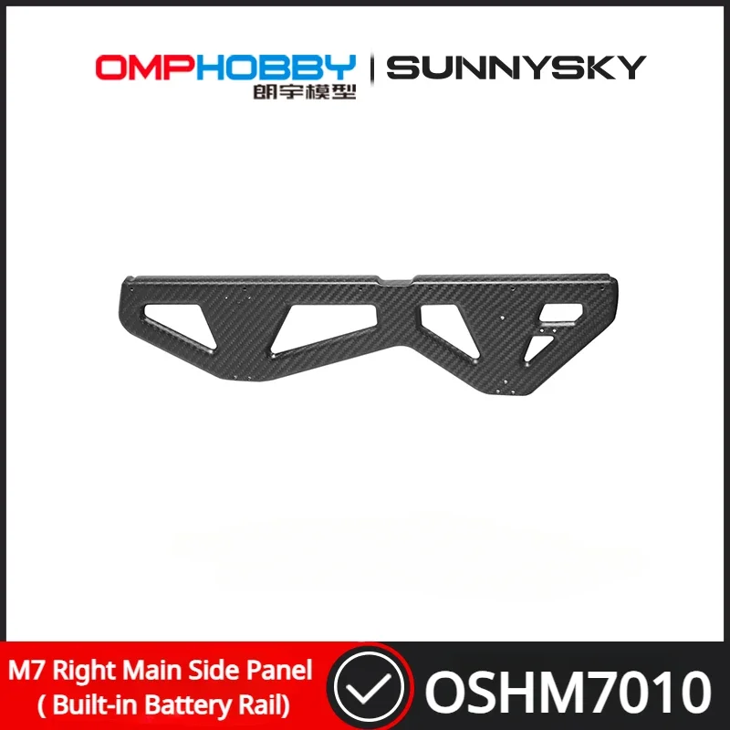 

OMPHOBBY M7 RC Helicopter Spare Parts Right Main Side Panel ( Built-in Battery Rail) OSHM7010